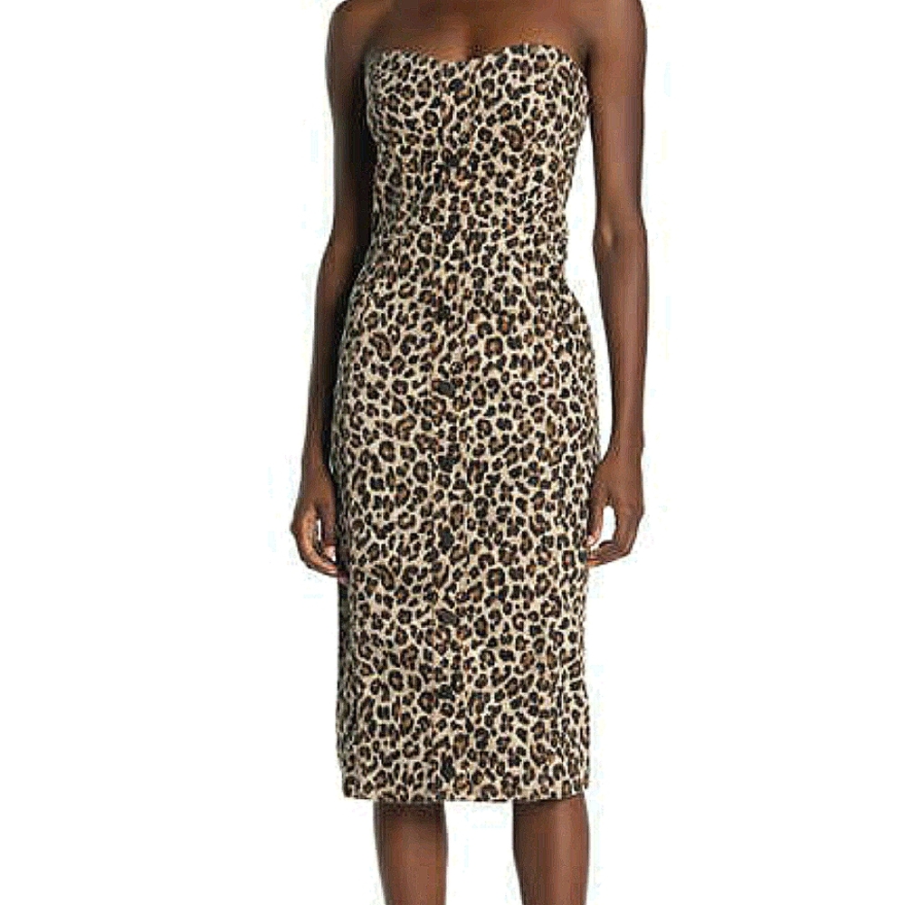 Veronica Beard denim midi dress